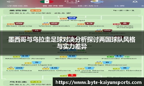 墨西哥与乌拉圭足球对决分析探讨两国球队风格与实力差异